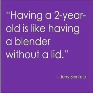 jerry seinfeld quote terrible twos