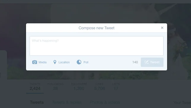 mailchimp twitter