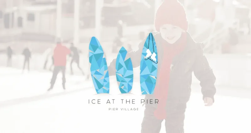 ice rink at pier village