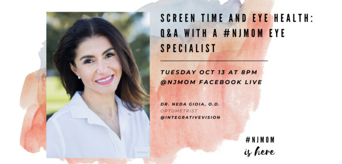 Facebook Live NJ Mom is here - Dr. Neda Gioia - Intergrative VIsion
