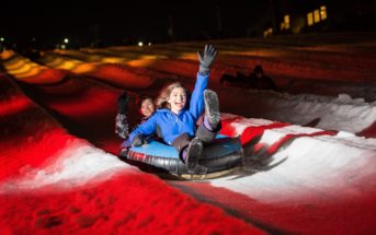 snow tubing in NJ Camelback