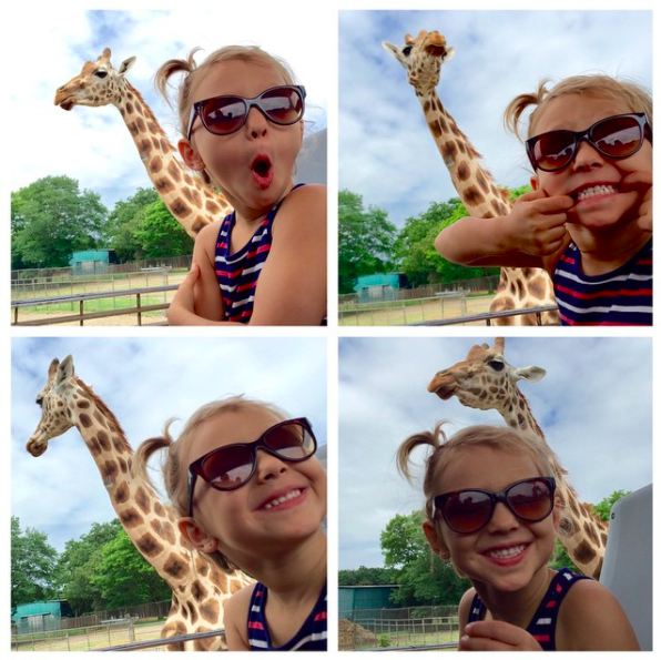 zoos in New Jersey girl with giraffe nj mom nj