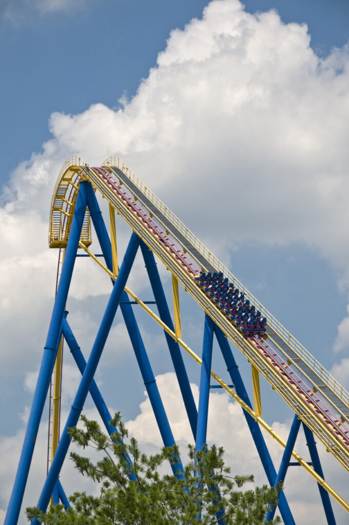 The Batman Ride at Six Flags Great Adventure