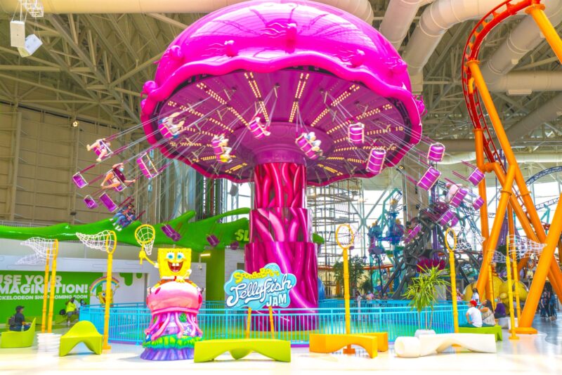 nj attractions american dream mall nickelodeon universe New Jersey