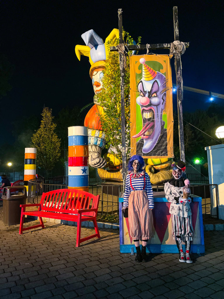 Six Flags Fright Fest clowns