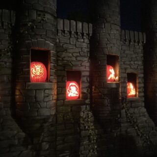 Skylands Stadium Jack O'Lantern Experience Castle