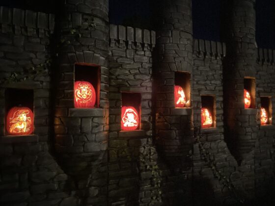 Skylands Stadium Jack O'Lantern Experience Castle