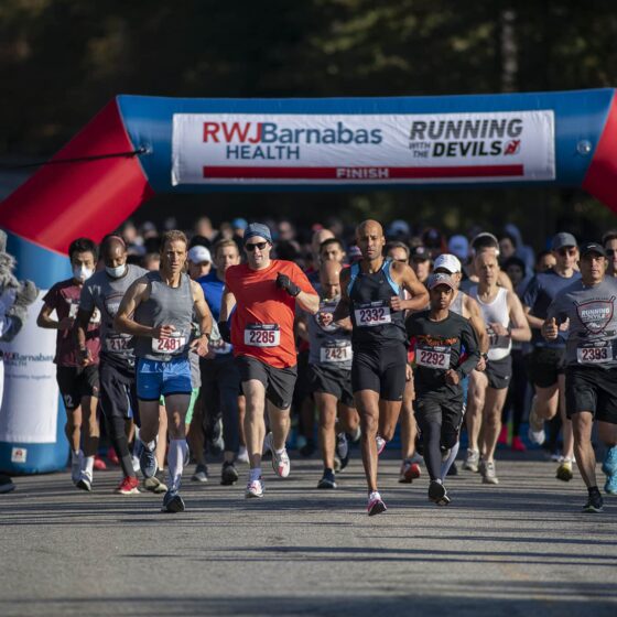 races in NJ nj mom rwjbarnabas health virtual running with the devils 5k health care heroes frontline workers