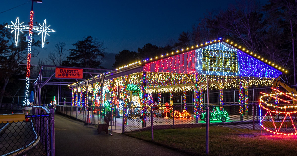 Diggerland USA lights