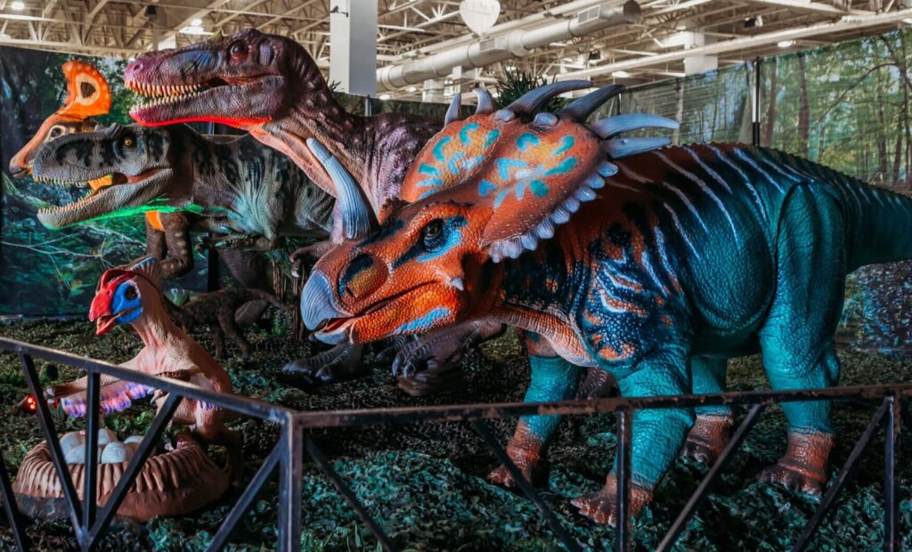 colorful dinosaurs