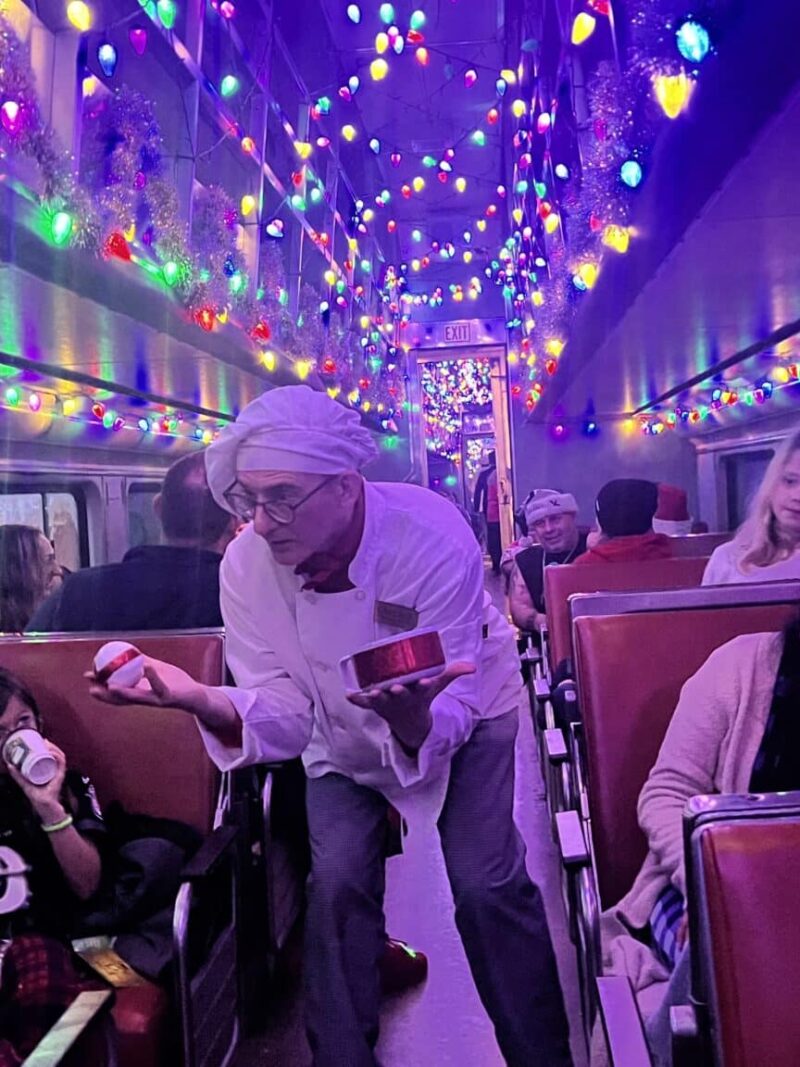 The Polar Express juggler