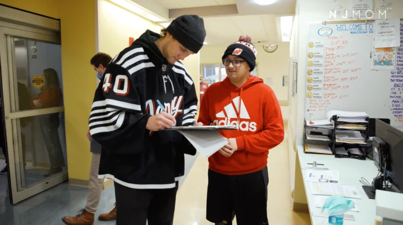 nj devils at hospitals