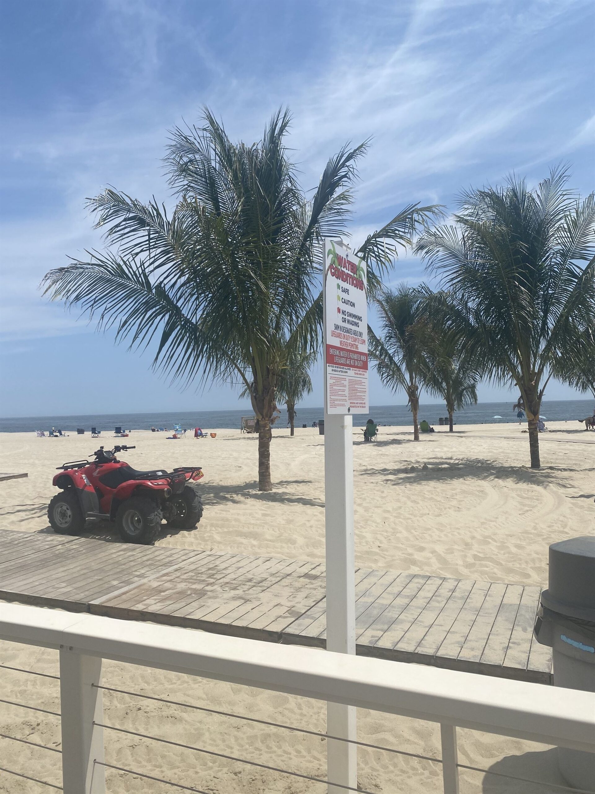 Jenkinson's Boardwalk sand nj mom