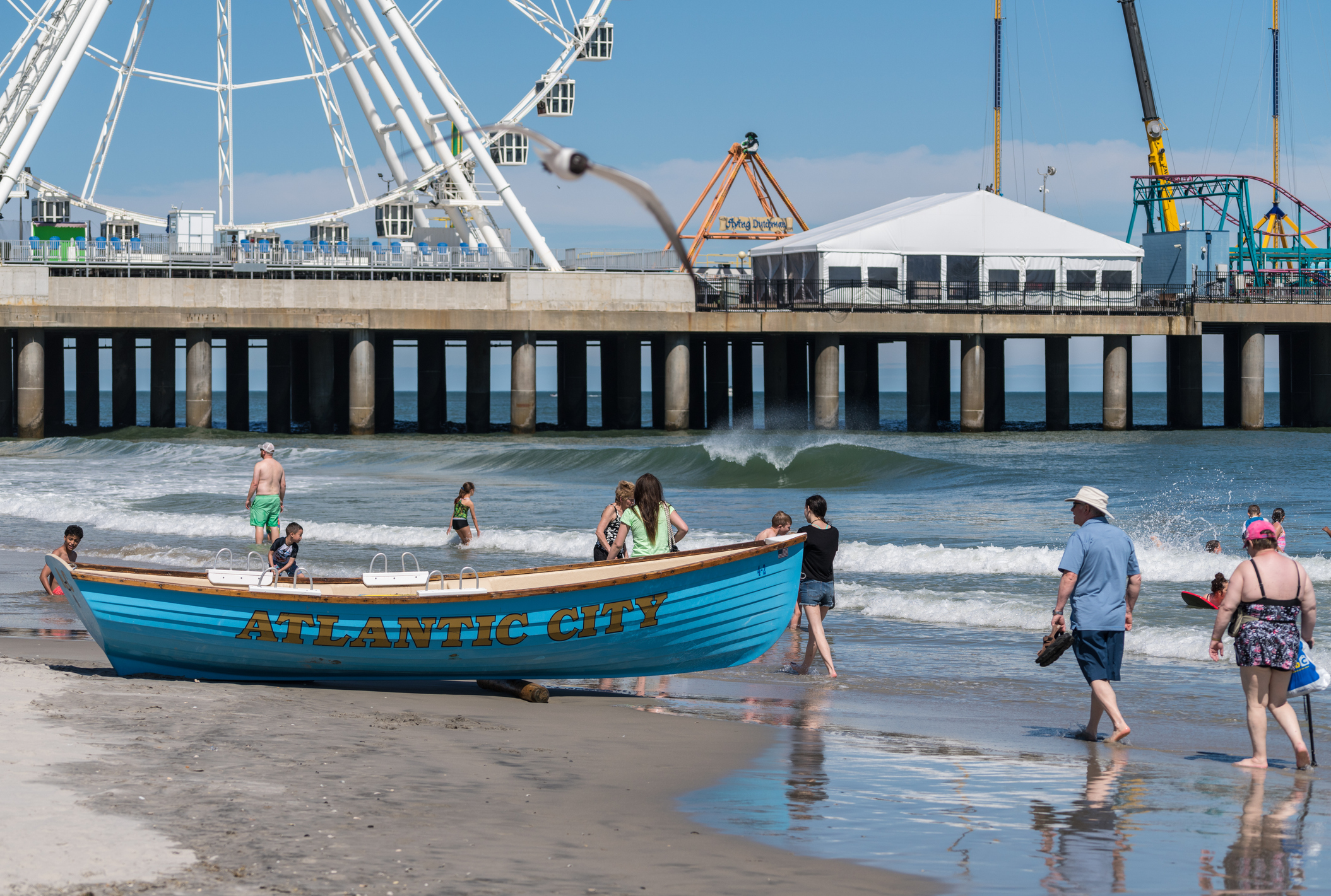 Steel Pier boats nj mom