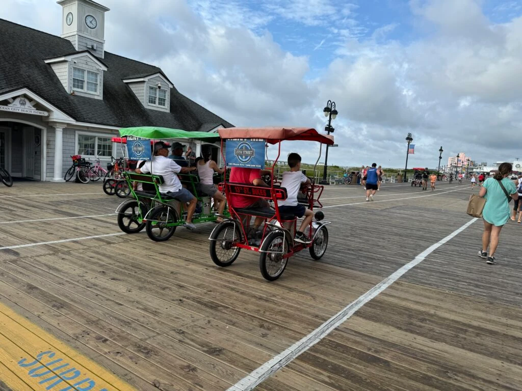 Ocean City boardwalk scooter nj mom