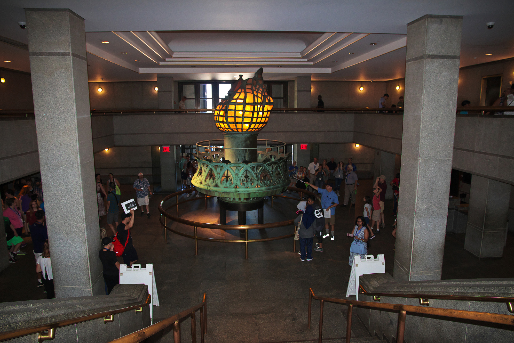 Statue of Liberty torch nj mom