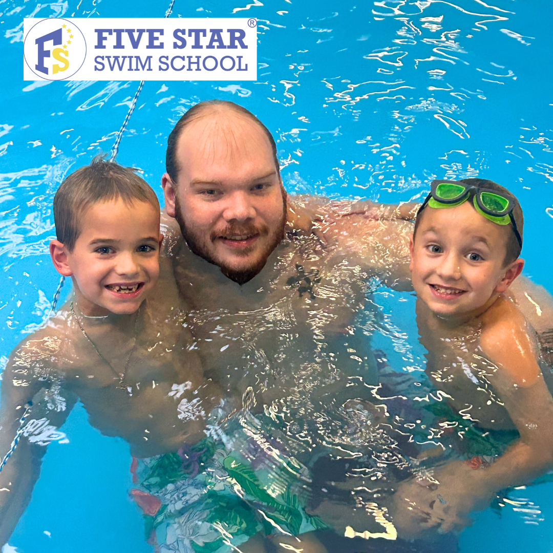 Five Star Swim School 3 boys nj mom