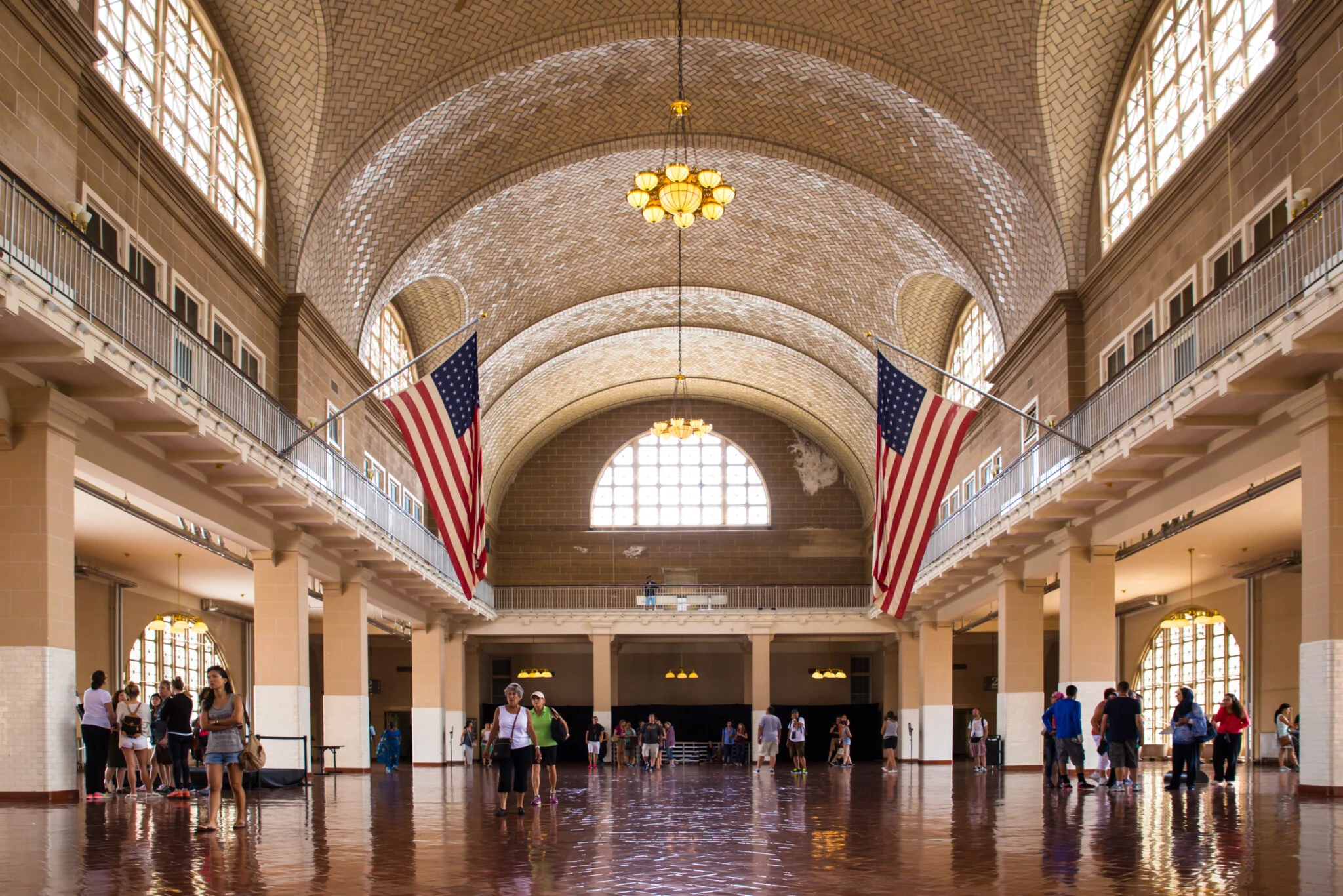 Ellis Island inside nj mom