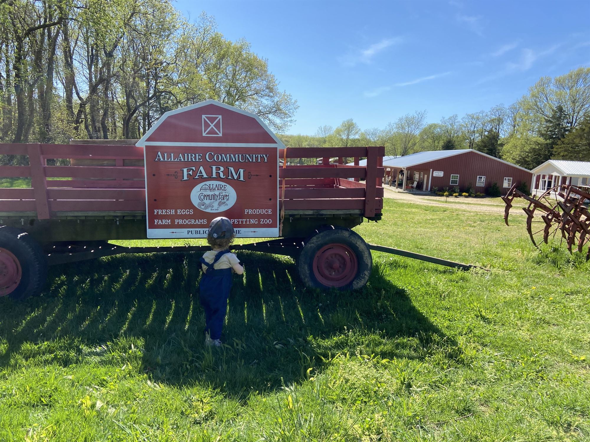 Allaire Community Farm entrance nj mom