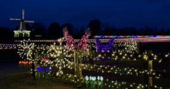 Holland Ridge Farms U pick Winter Wonderland windmill nj mom