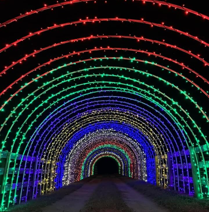 Holland Ridge Farms Winter Wonderland rainbow nj mom