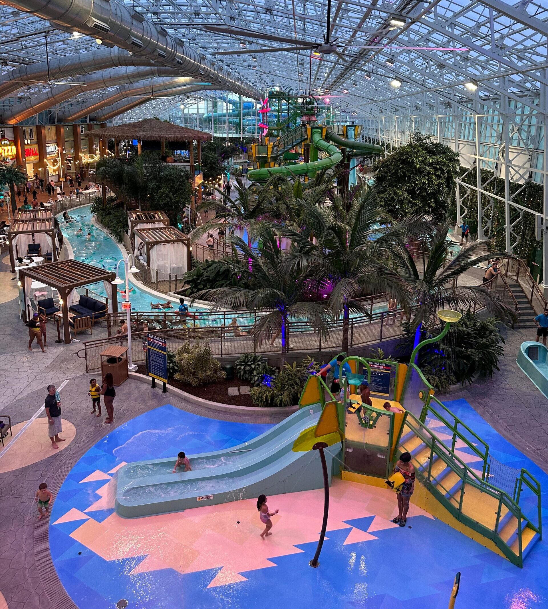 Indoor Waterpark Island at Showboat nj mom