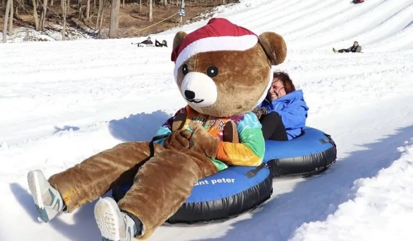 snow tubing bear nj mom