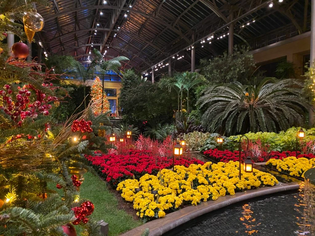 Longwood Gardens flowers nj mom holiday