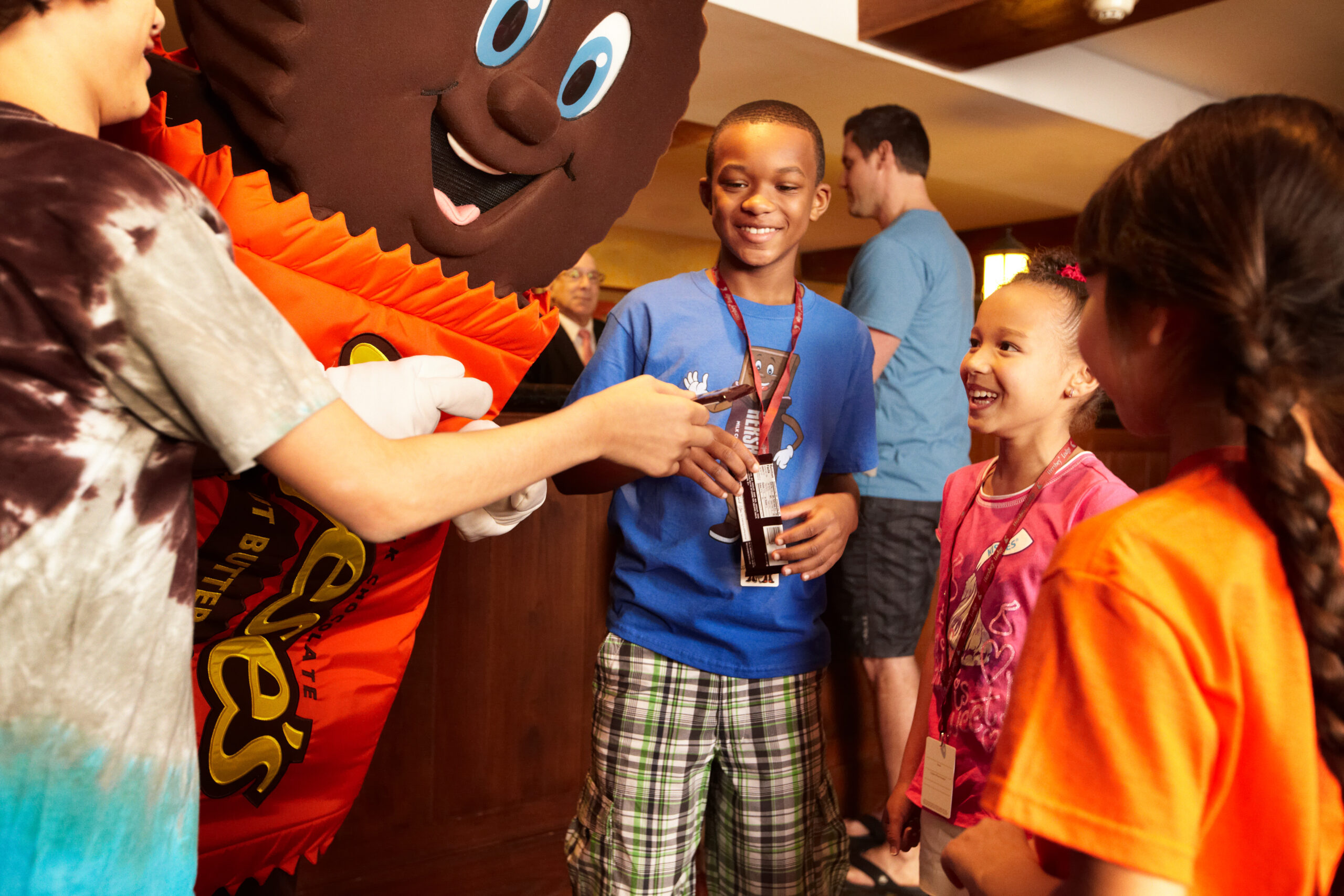 Hershey Character and Kids' Check-In nj mom