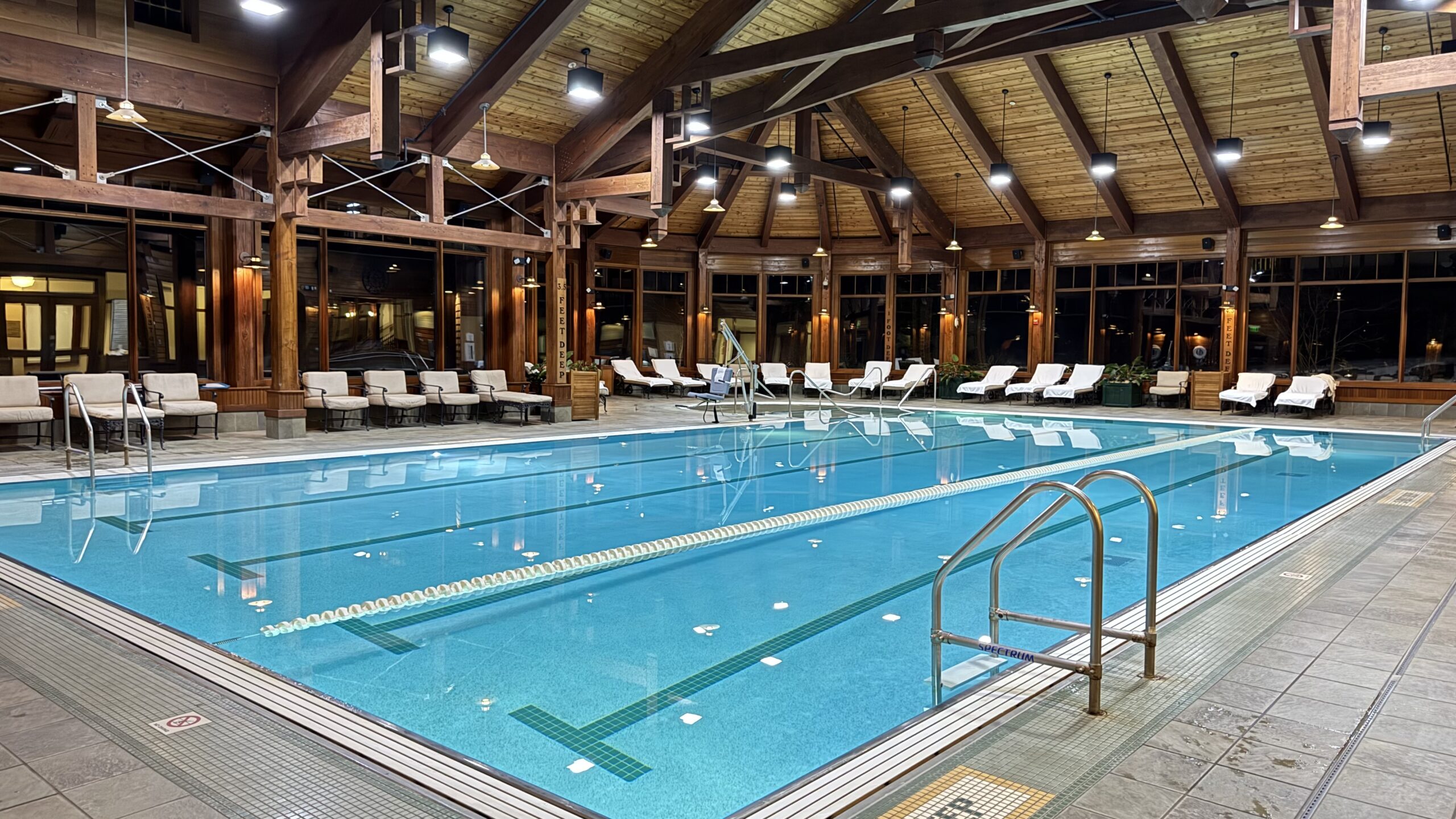 Mohonk Mountain House pool side nj mom