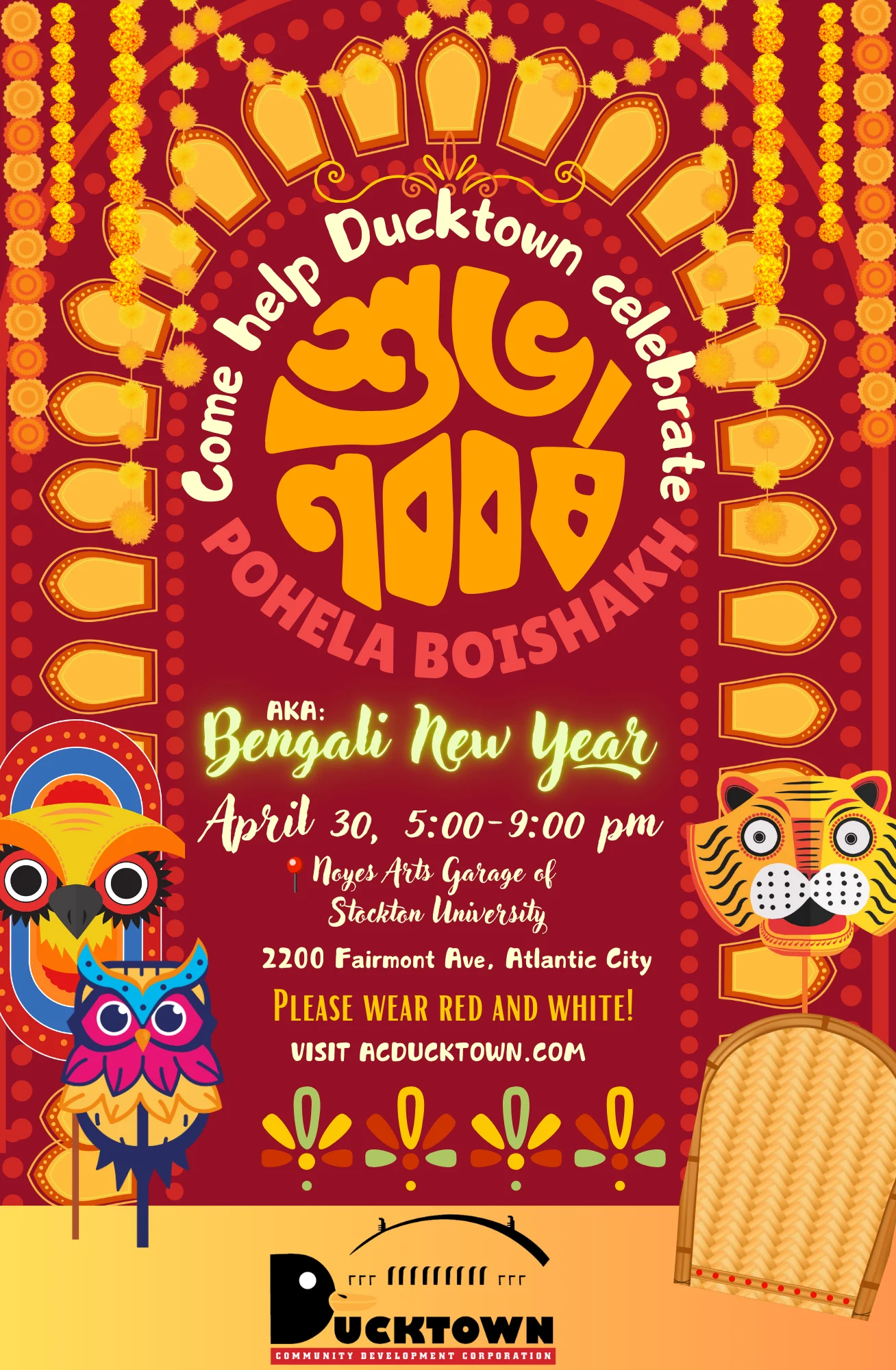 Pohela Boishakh (Bengali New Year) at the Noyes Arts Garage