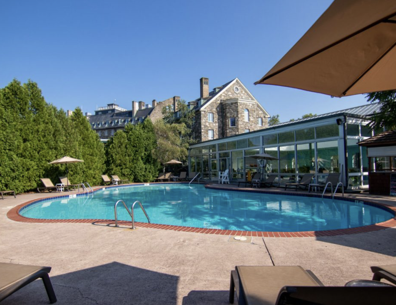 Skytop Lodge pool nj mom