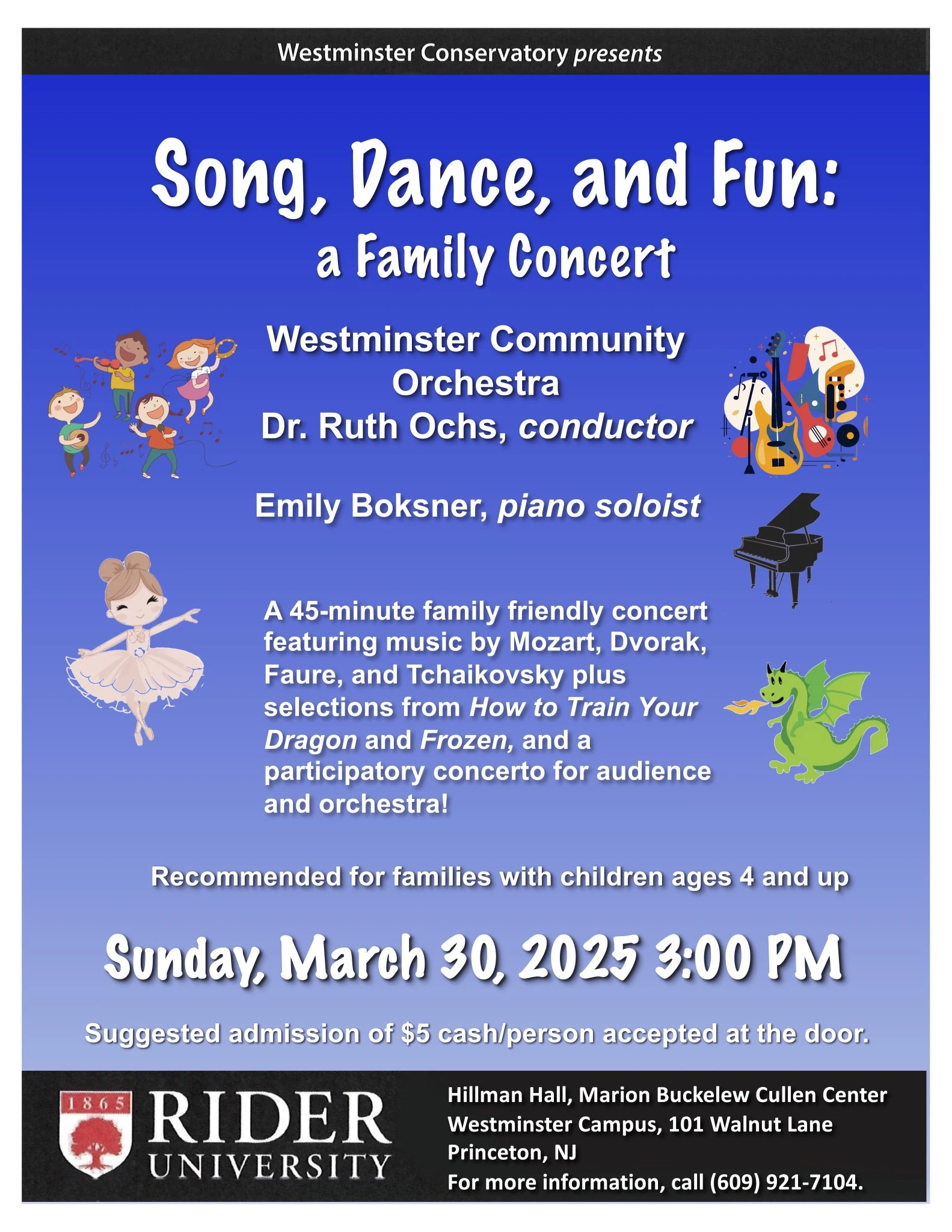 Westminster Community Orchestra Presents Song, Dance, and Fun: A Family Concert