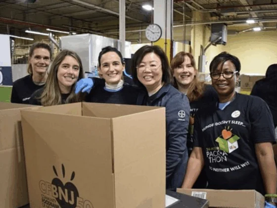 Community Food Bank of NJ box nj mom