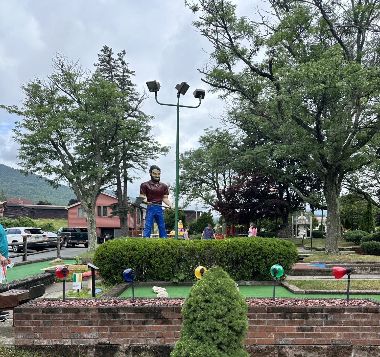 Lake George golf nj mom