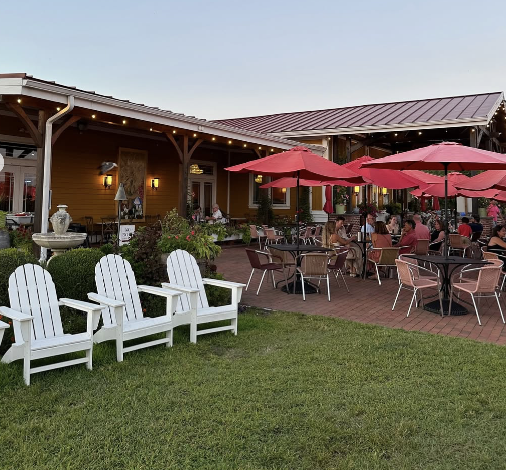 Willow Creek Winery porch nj mom