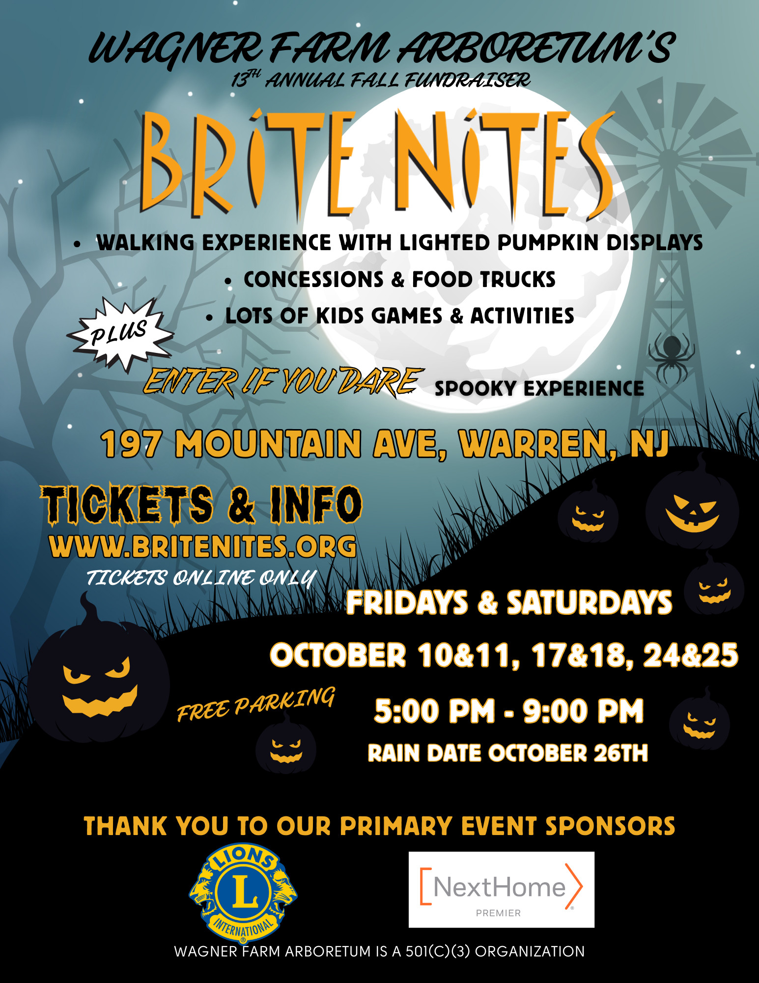 BRITE NITES with logos