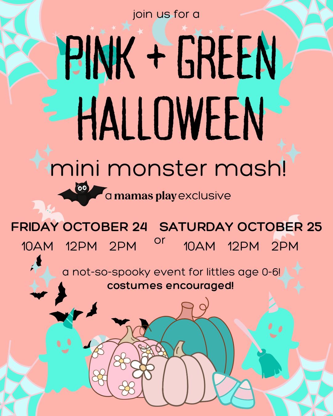 Beige Orange Black Playful Illustrative Halloween Invitation Flyer (Instagram Post (45))