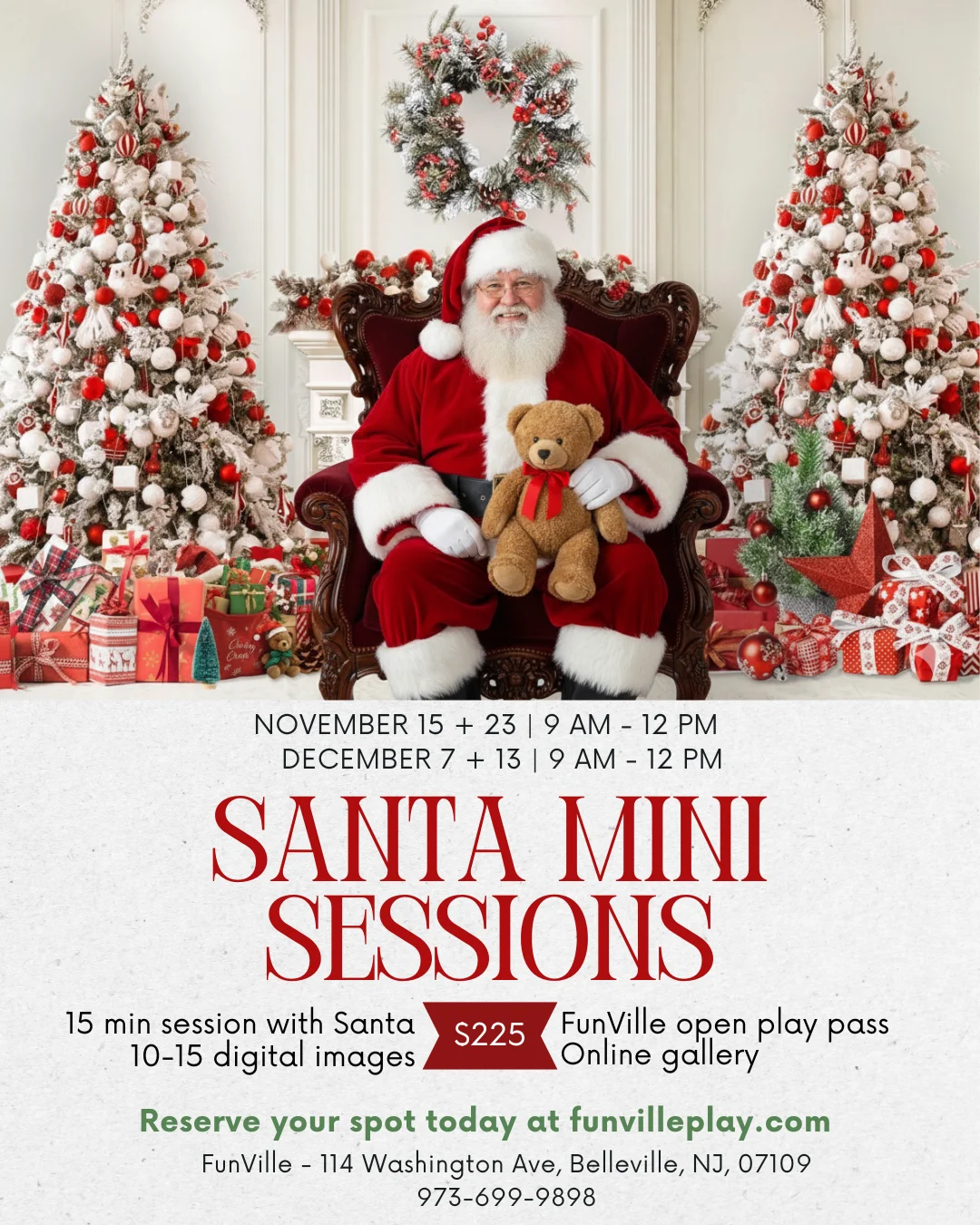 Santa Mini Session Flyer