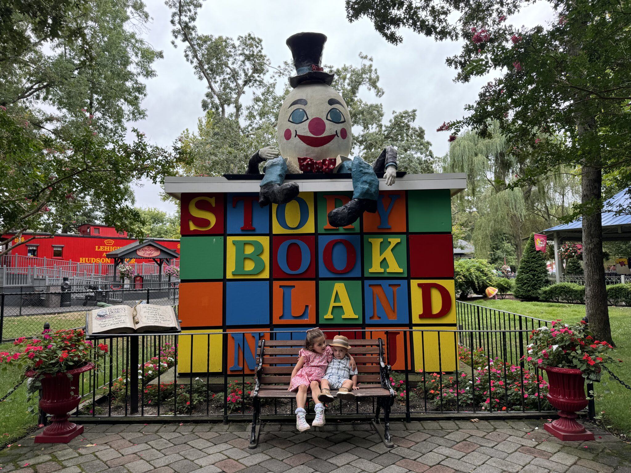 tram around storybook land nj mom