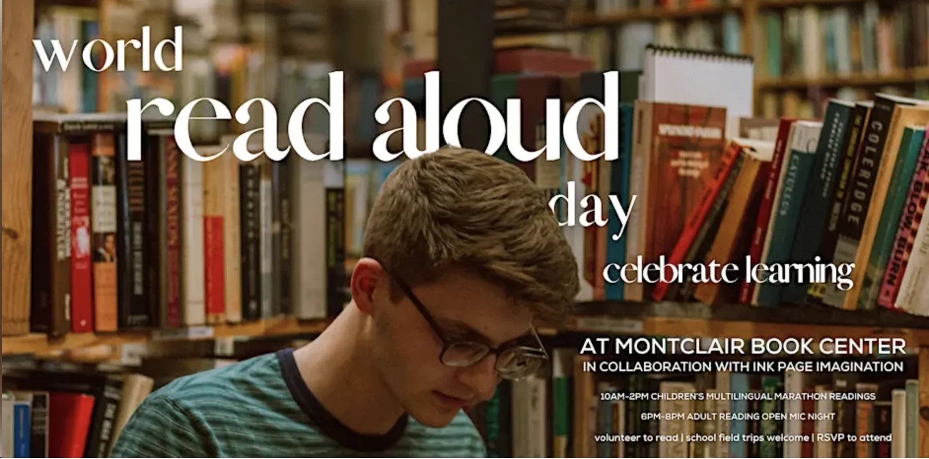 World Read Aloud Day at Montclair Book Center
