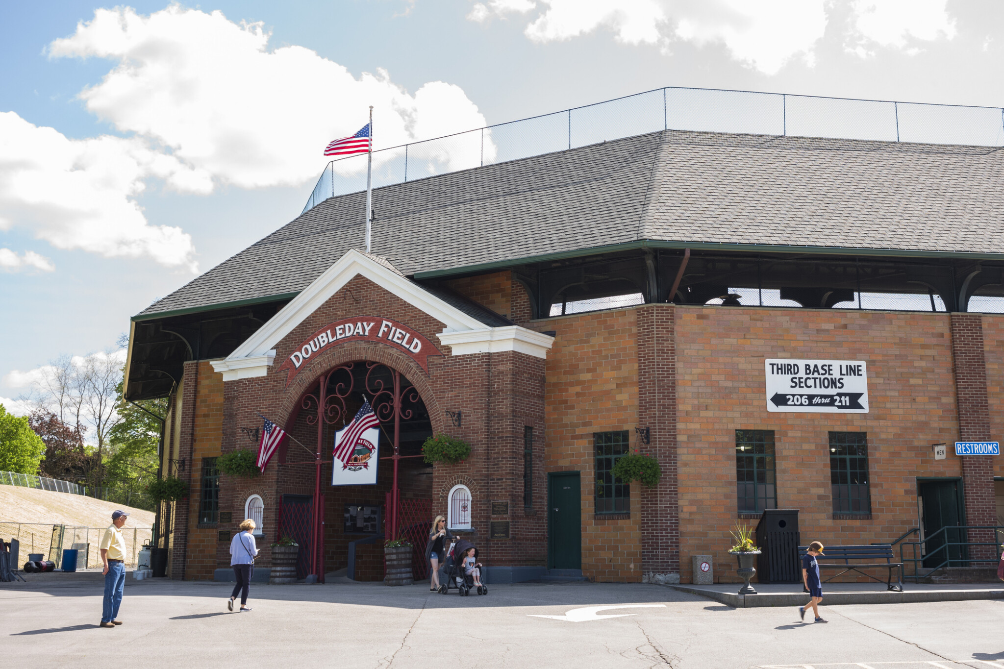 Doubleday field Cooperstown ny mom