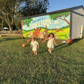 Carm's Farm sign 2 nj mom