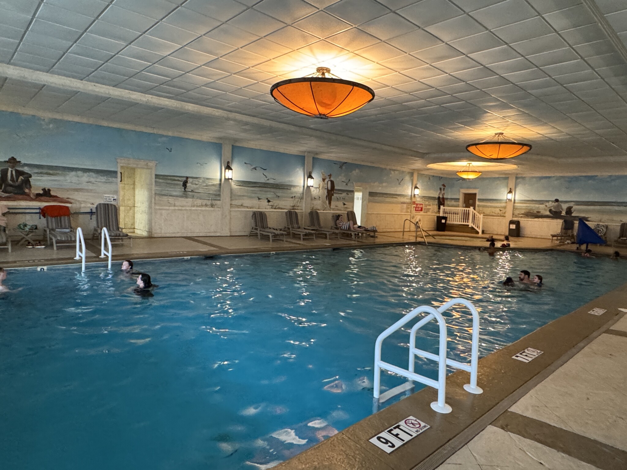 The Grand Hotel pool nj mom