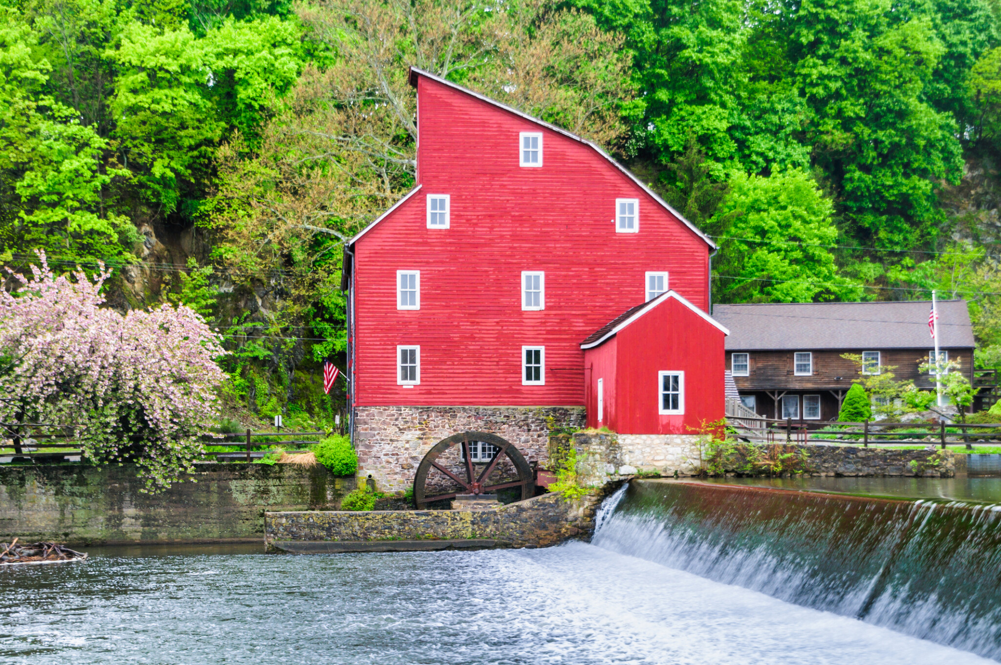Clinton's Red Mill museum nj mom