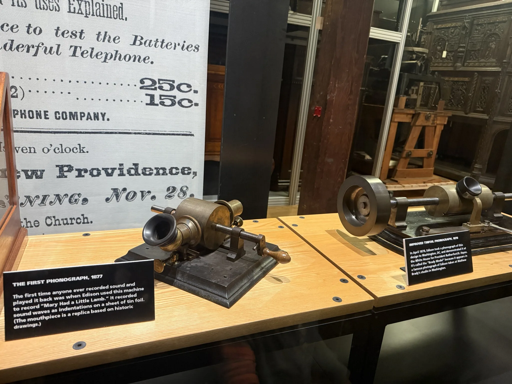 Thomas Edison Historic National Park phonograph nj mom
